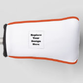 Erstellen Sie Ihr eigenes Weiß Golf Headcover (Vorderseite)