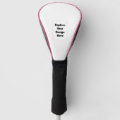 Erstellen Sie Ihr eigenes Weiß Golf Headcover (Vorderseite)