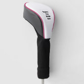 Erstellen Sie Ihr eigenes Weiß Golf Headcover (angewinkelt)