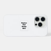 Erstellen Sie Ihr eigenes Weiß iPhone Hülle (Rückseite (Horizontal))