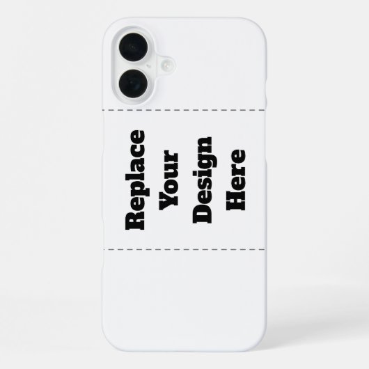 Erstellen Sie Ihr eigenes Weiß iPhone Hülle (Rückseite)