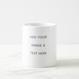 Erstellen Sie Ihr eigenes Weiß Kaffeetasse