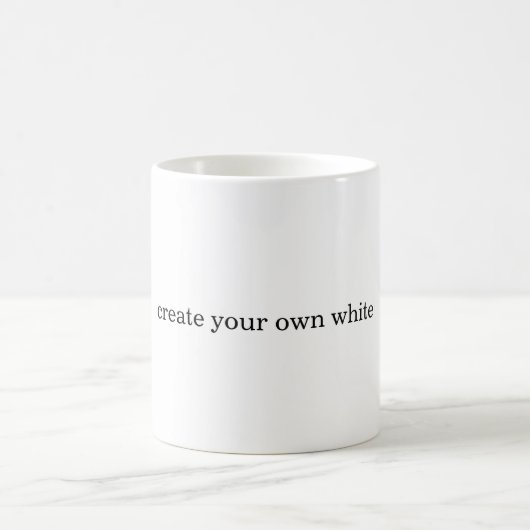 erstellen Sie Ihr eigenes Weiß Kaffeetasse (Mittel)
