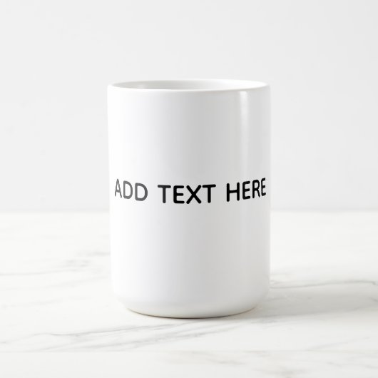 Erstellen Sie Ihr eigenes Weiß Kaffeetasse (Mittel)