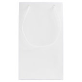 Erstellen Sie Ihr eigenes Weiß Kleine Geschenktüte (Rückseite)