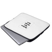 Erstellen Sie Ihr eigenes Weiß Laptopschutzhülle (Vorne Knopf)