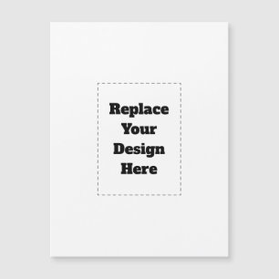 Erstellen Sie Ihr eigenes Weiß Magnetkarte