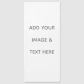 Erstellen Sie Ihr eigenes Weiß  Magnetkarte (Vorderseite)