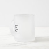 Erstellen Sie Ihr eigenes Weiß Mattglastasse (Vorderseite Links)