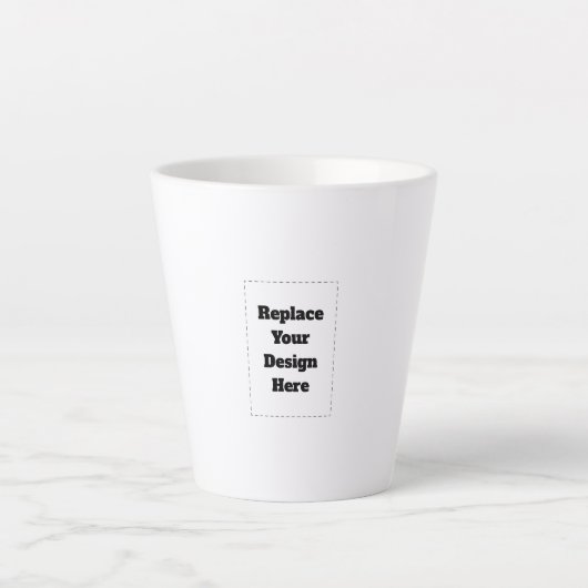 Erstellen Sie Ihr eigenes Weiß Milchtasse (Vorderseite)