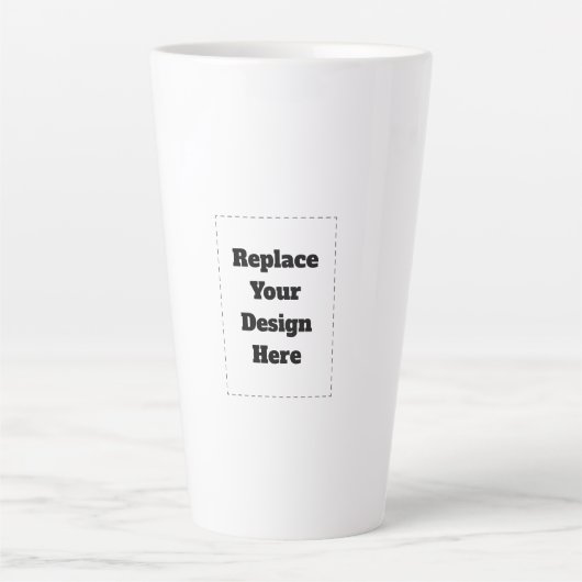 Erstellen Sie Ihr eigenes Weiß Milchtasse (Vorderseite)