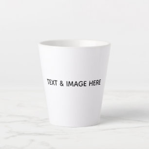 Erstellen Sie Ihr eigenes Weiß Milchtasse