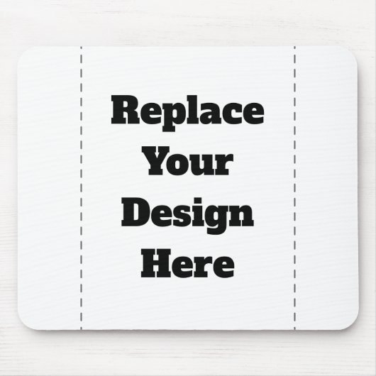 Erstellen Sie Ihr eigenes Weiß Mousepad (Vorne)