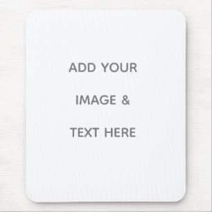 Erstellen Sie Ihr eigenes Weiß Mousepad