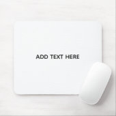 Erstellen Sie Ihr eigenes Weiß Mousepad (Mit Mouse)
