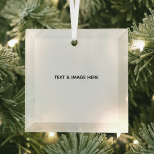 Erstellen Sie Ihr eigenes Weiß Ornament Aus Glas