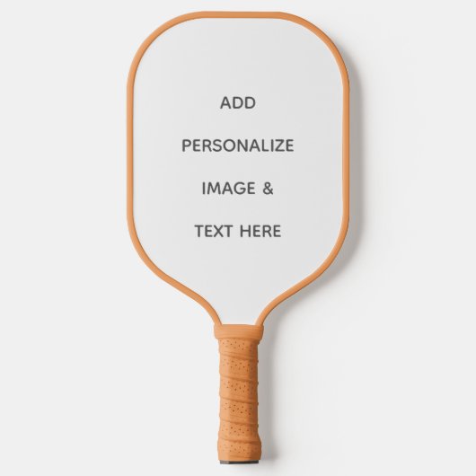 Erstellen Sie Ihr eigenes Weiß  Pickleball Schläger (Vorderseite)