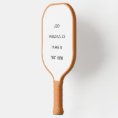Erstellen Sie Ihr eigenes Weiß  Pickleball Schläger (Links)