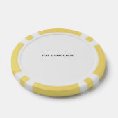 Erstellen Sie Ihr eigenes Weiß Pokerchips (Einzeln)