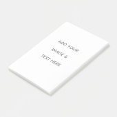 Erstellen Sie Ihr eigenes Weiß Post-it Klebezettel (angewinkelt)