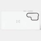 Erstellen Sie Ihr eigenes Weiß Samsung Galaxy Hülle (Rückseite (Horizontal))