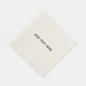 Erstellen Sie Ihr eigenes Weiß  Serviette (Ecke)
