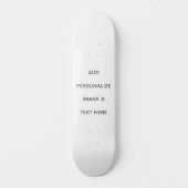 Erstellen Sie Ihr eigenes Weiß Skateboard (Vorderseite)