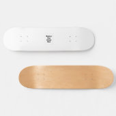 Erstellen Sie Ihr eigenes Weiß Skateboard (Horizontal)