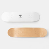 Erstellen Sie Ihr eigenes Weiß Skateboard (Horizontal)