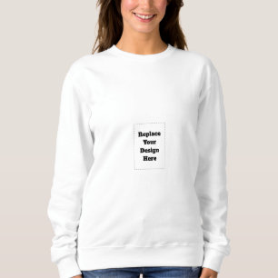Erstellen Sie Ihr eigenes Weiß Sweatshirt
