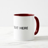 Erstellen Sie Ihr eigenes Weiß  Tasse (VorderseiteRechts)
