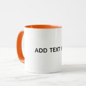 Erstellen Sie Ihr eigenes Weiß Tasse (Vorderseite Links)