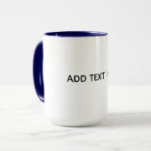Erstellen Sie Ihr eigenes Weiß Tasse (Vorderseite Links)
