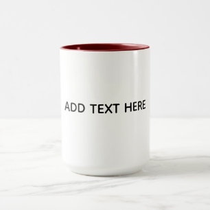 Erstellen Sie Ihr eigenes Weiß  Tasse