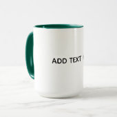 Erstellen Sie Ihr eigenes Weiß  Tasse (Vorderseite Links)