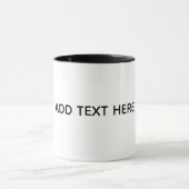 Erstellen Sie Ihr eigenes Weiß  Tasse (Zentrum)