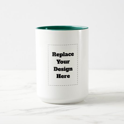 Erstellen Sie Ihr eigenes Weiß  Tasse (Zentrum)