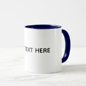 Erstellen Sie Ihr eigenes Weiß  Tasse (VorderseiteRechts)