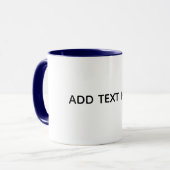 Erstellen Sie Ihr eigenes Weiß  Tasse (Vorderseite Links)