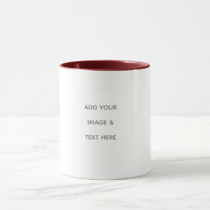 Erstellen Sie Ihr eigenes Weiß Tasse