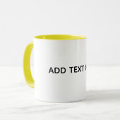 Erstellen Sie Ihr eigenes Weiß  Tasse (Vorderseite Links)