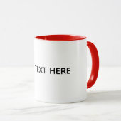 Erstellen Sie Ihr eigenes Weiß Tasse (VorderseiteRechts)