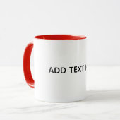 Erstellen Sie Ihr eigenes Weiß Tasse (Vorderseite Links)