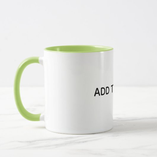 Erstellen Sie Ihr eigenes Weiß  Tasse (Links)