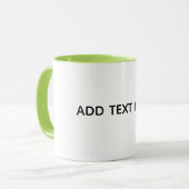 Erstellen Sie Ihr eigenes Weiß  Tasse (Vorderseite Links)