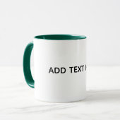 Erstellen Sie Ihr eigenes Weiß  Tasse (Vorderseite Links)