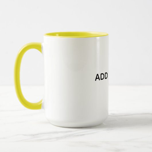 Erstellen Sie Ihr eigenes Weiß  Tasse (Links)