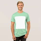 Erstellen Sie Ihr eigenes Weiß Tri-Blend Shirt (Vorderseite voll)