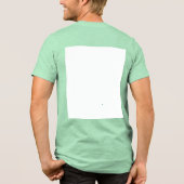 Erstellen Sie Ihr eigenes Weiß Tri-Blend Shirt (Rückseite)