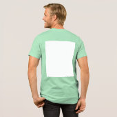 Erstellen Sie Ihr eigenes Weiß Tri-Blend Shirt (Rückseite voll)